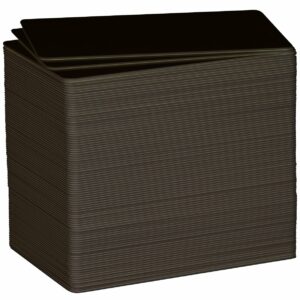 Black PVC Cards, 30 mil (Box of 100)