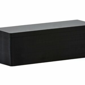 Black PVC Long Price Tag Cards, 150 mm, 20 mil (Box of 100)